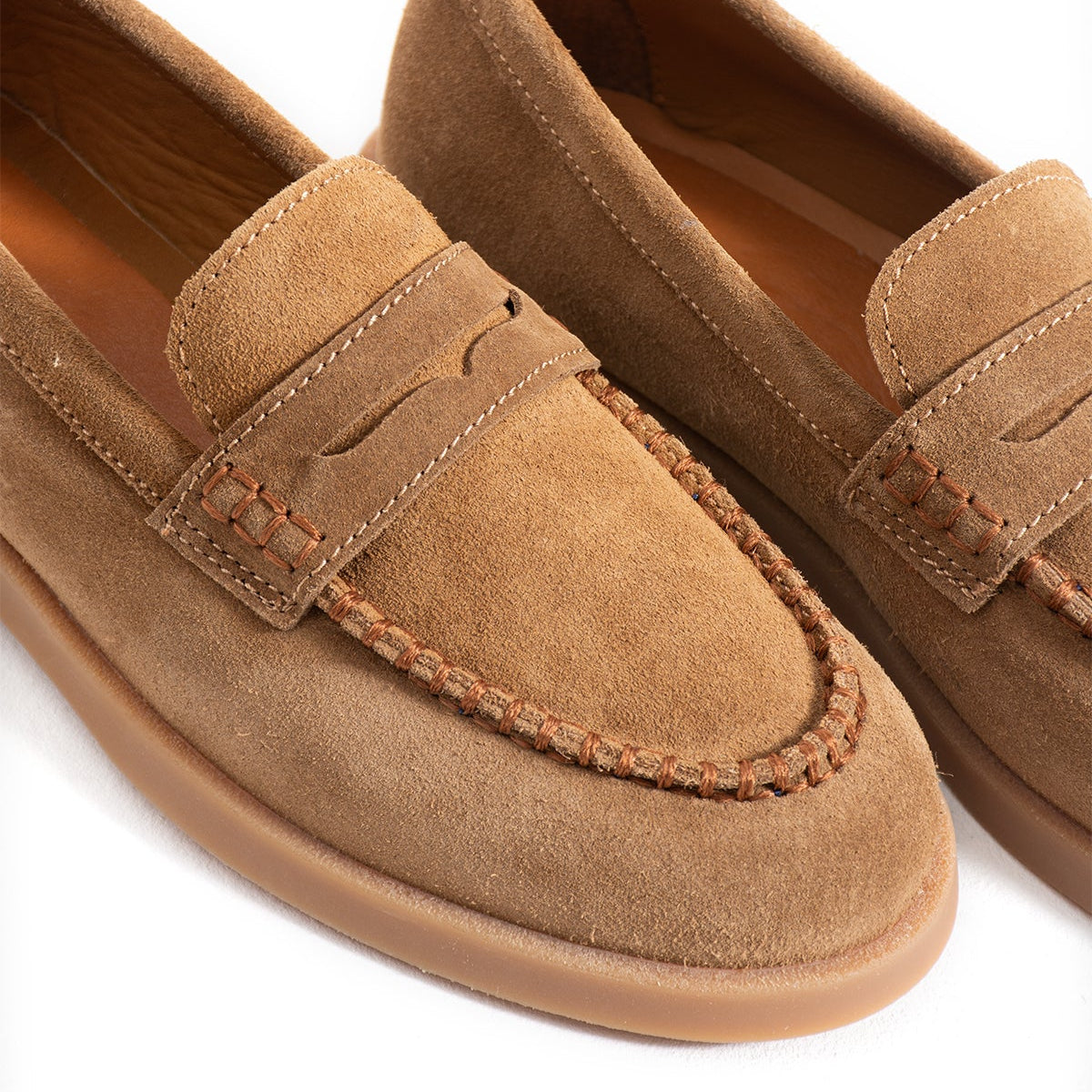 Kadın Süet Klasik Casual Loafer Ayakkabı