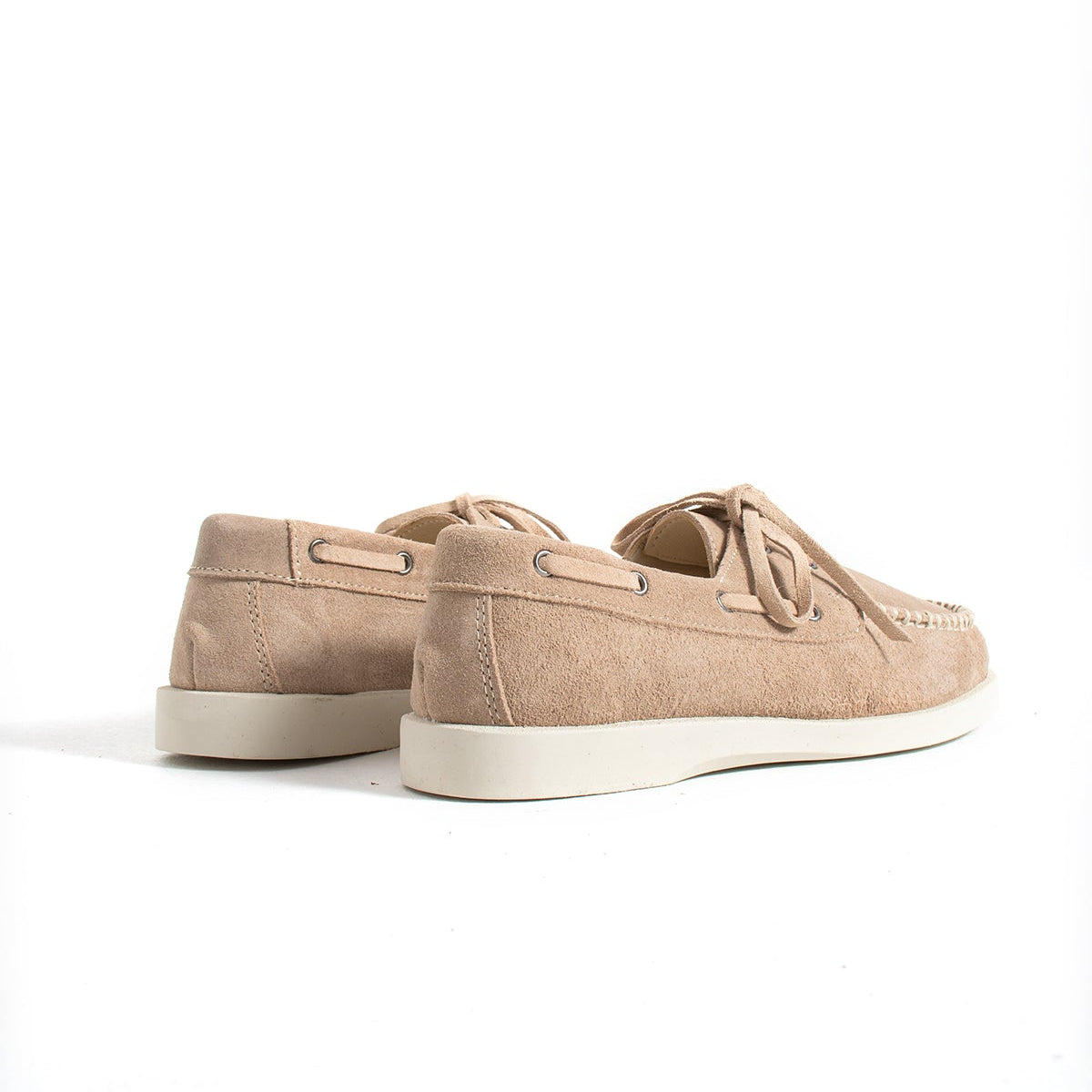 Kadın Süet Bağcıklı Casual Loafer Ayakkabı