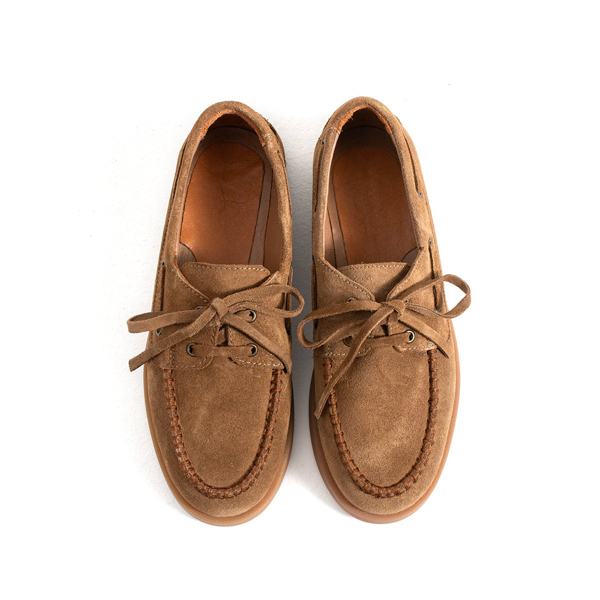 Kadın Süet Bağcıklı Casual Loafer Ayakkabı
